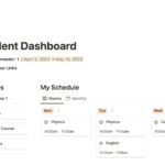 Notion setup for students